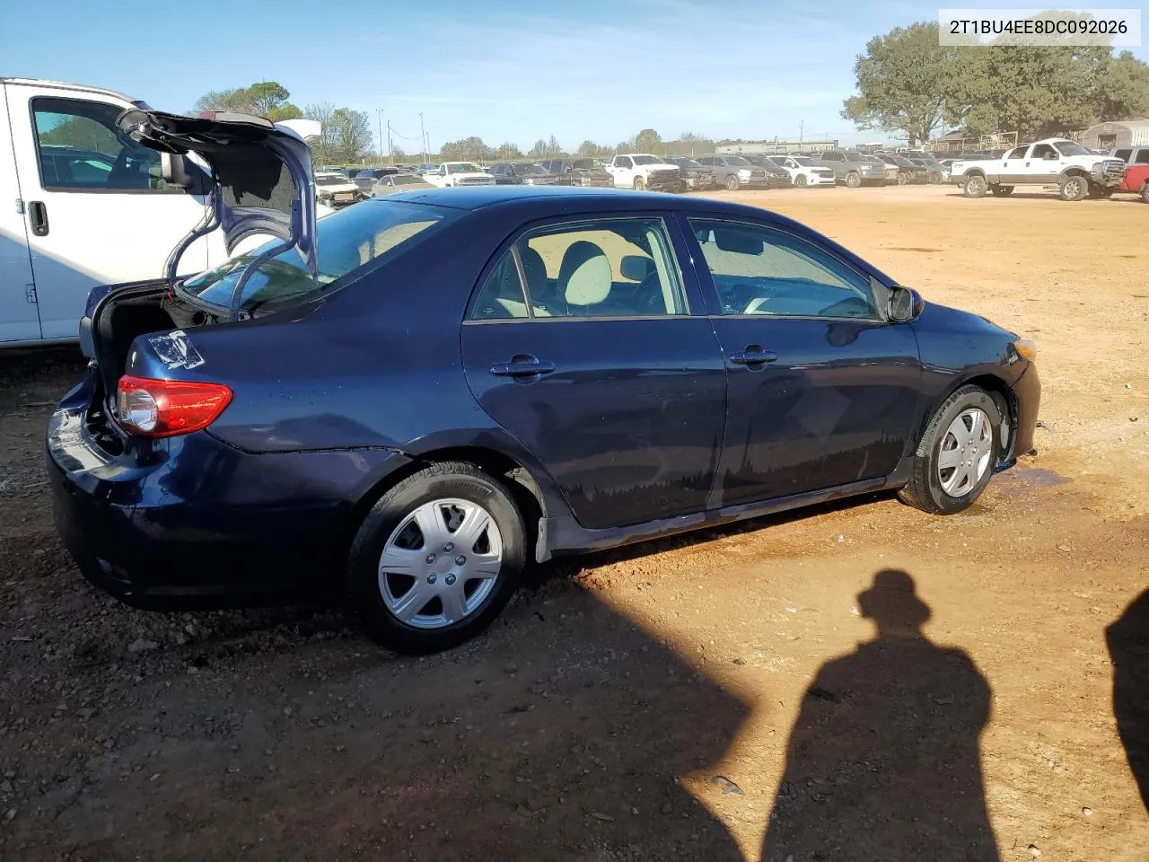 2013 Toyota Corolla Base VIN: 2T1BU4EE8DC092026 Lot: 80127684