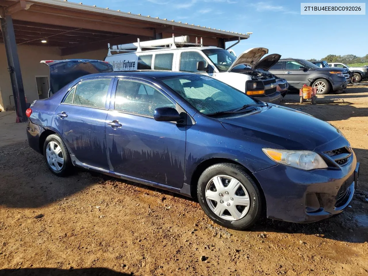 2013 Toyota Corolla Base VIN: 2T1BU4EE8DC092026 Lot: 80127684