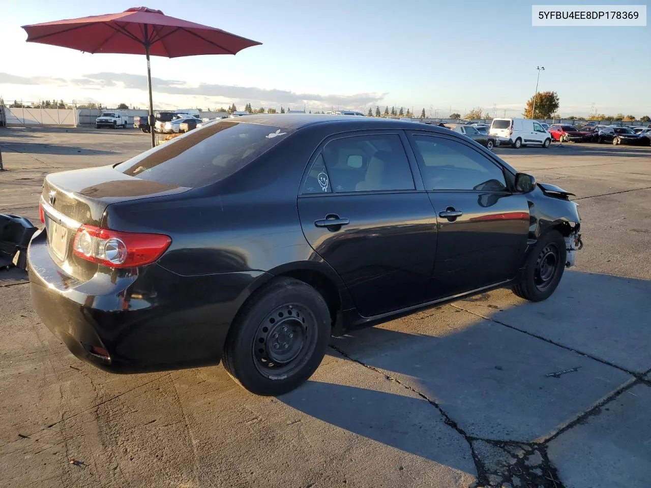 2013 Toyota Corolla Base VIN: 5YFBU4EE8DP178369 Lot: 80260794