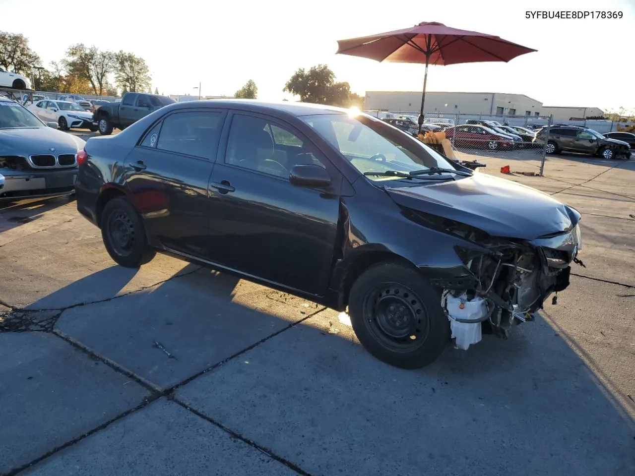 2013 Toyota Corolla Base VIN: 5YFBU4EE8DP178369 Lot: 80260794