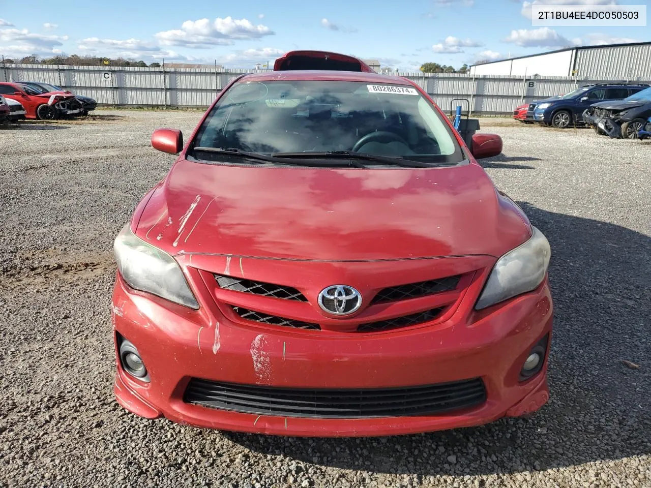 2013 Toyota Corolla Base VIN: 2T1BU4EE4DC050503 Lot: 80286374