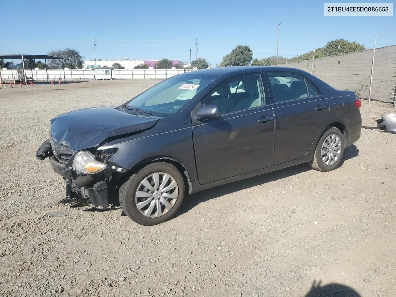 2013 Toyota Corolla Base VIN: 2T1BU4EE5DC086653 Lot: 80346254