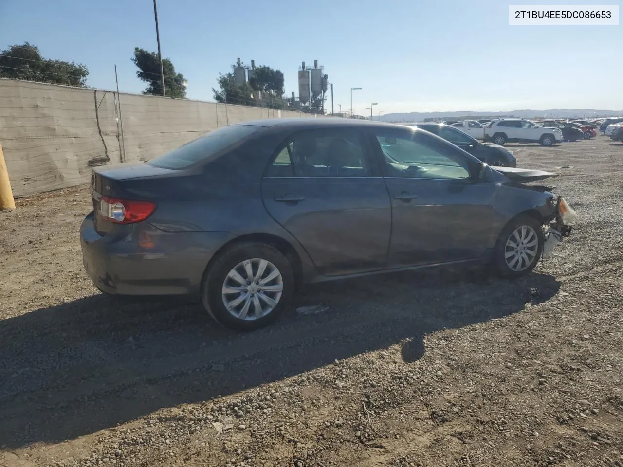 2013 Toyota Corolla Base VIN: 2T1BU4EE5DC086653 Lot: 80346254