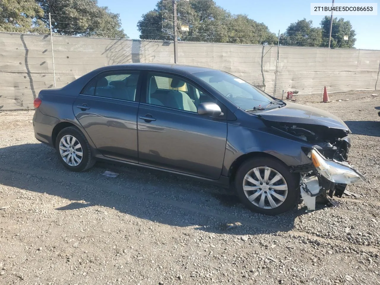 2013 Toyota Corolla Base VIN: 2T1BU4EE5DC086653 Lot: 80346254