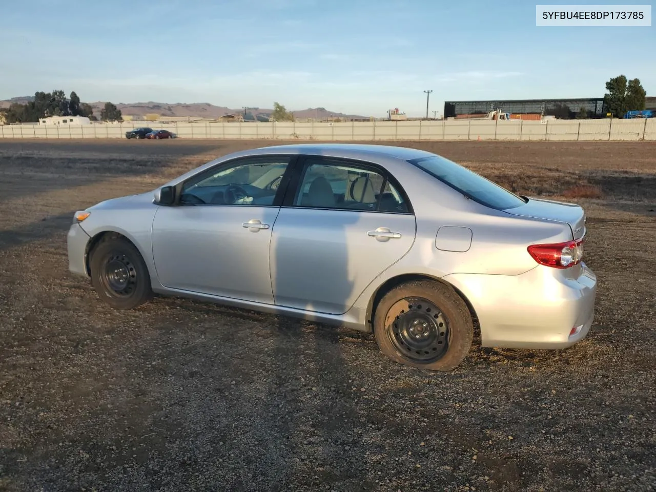 2013 Toyota Corolla Base VIN: 5YFBU4EE8DP173785 Lot: 80590414