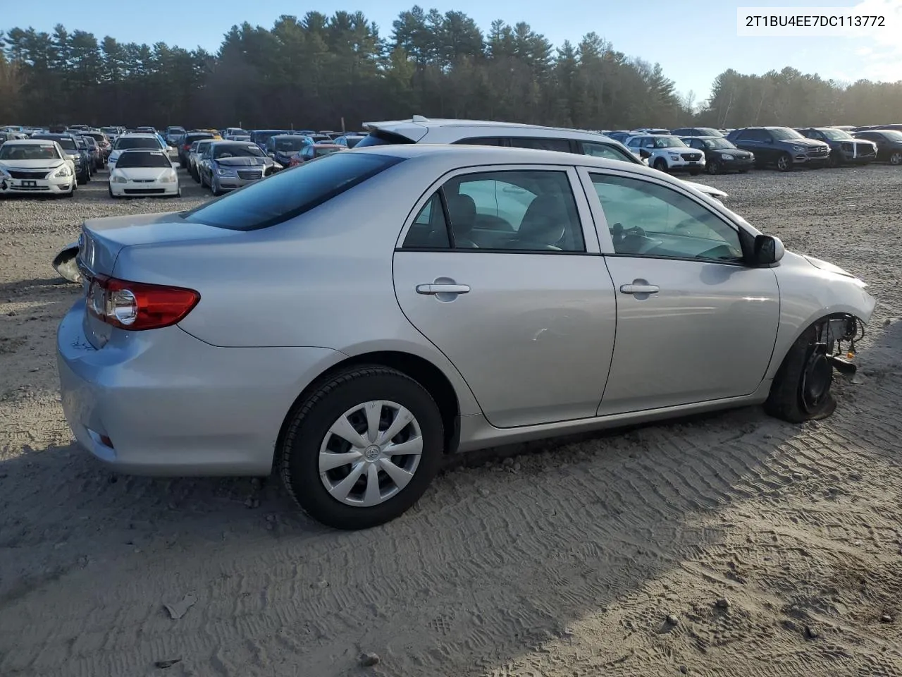 2013 Toyota Corolla Base VIN: 2T1BU4EE7DC113772 Lot: 80638424