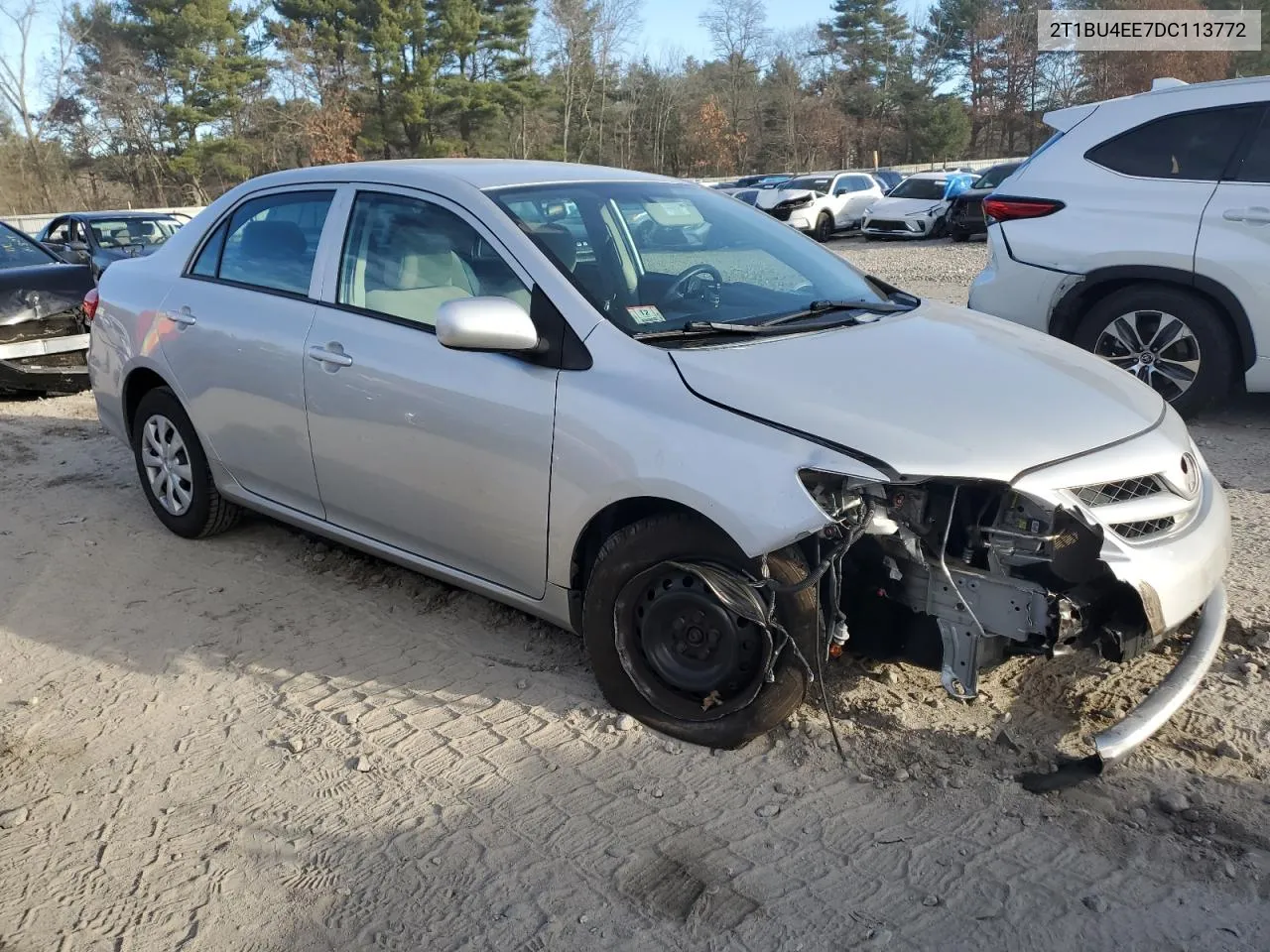 2013 Toyota Corolla Base VIN: 2T1BU4EE7DC113772 Lot: 80638424