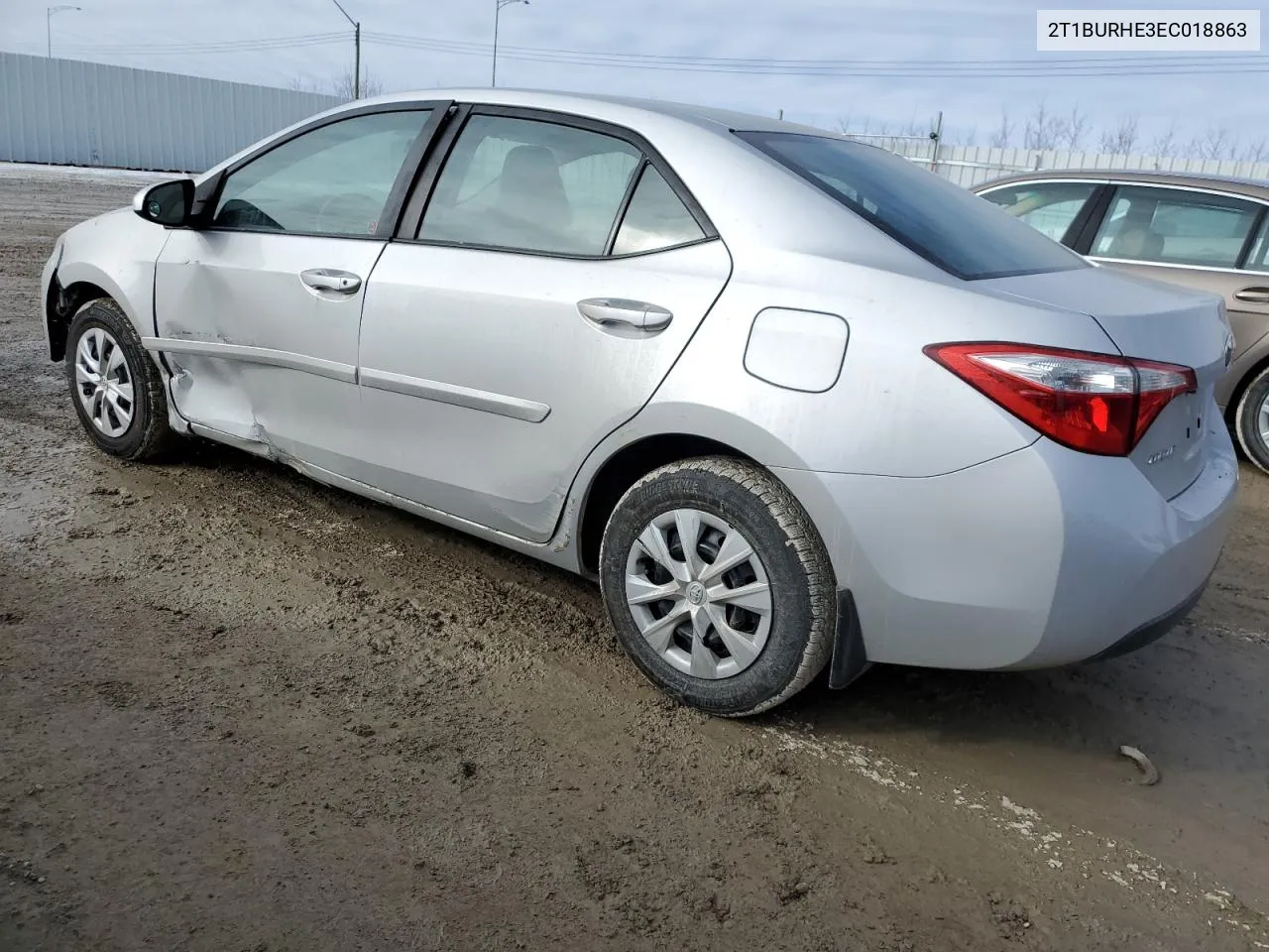 2014 Toyota Corolla L VIN: 2T1BURHE3EC018863 Lot: 46830614