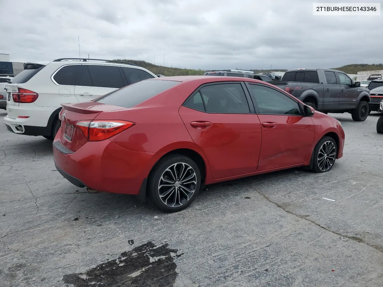 2014 Toyota Corolla L VIN: 2T1BURHE5EC143346 Lot: 49031374