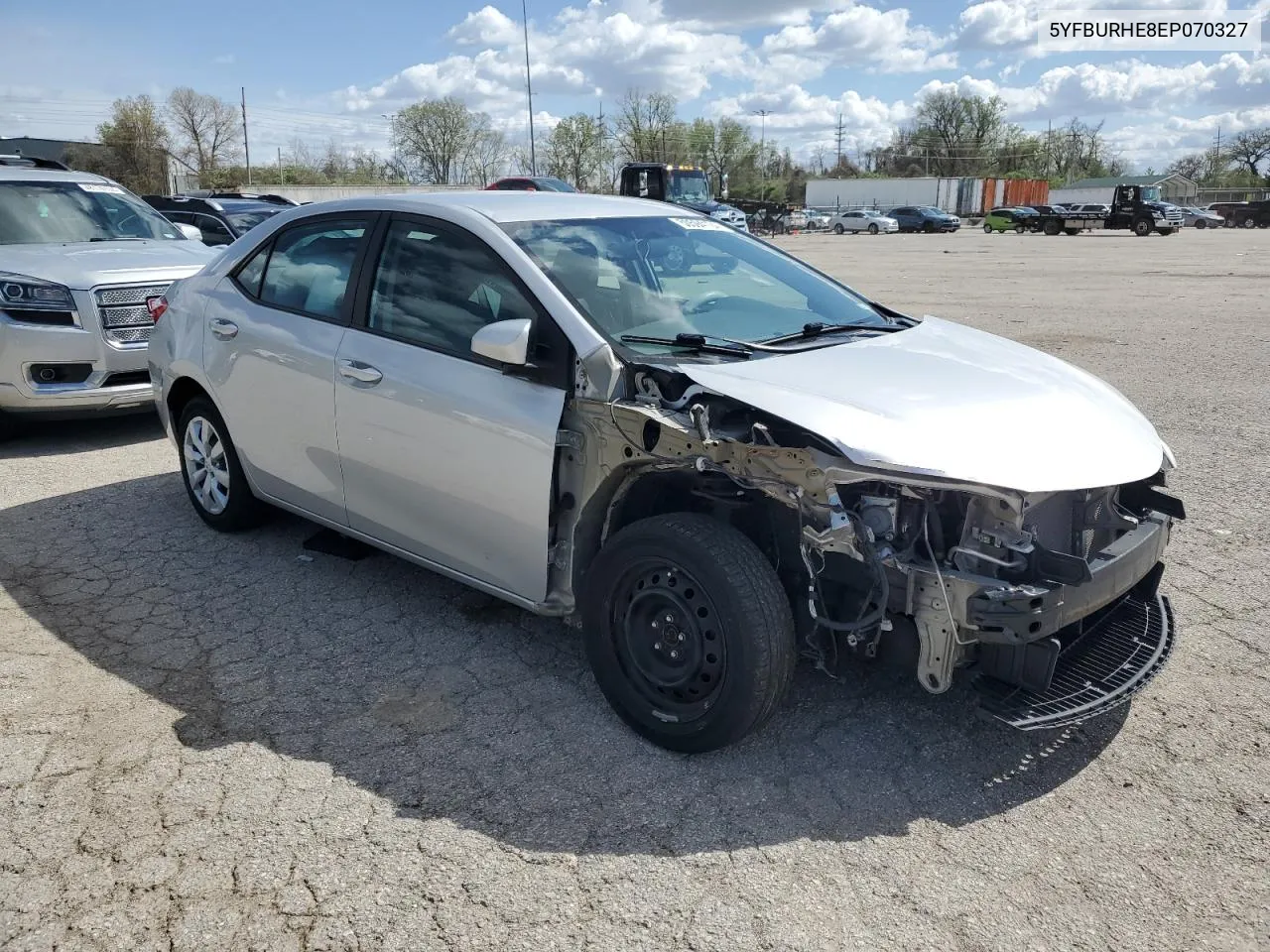 2014 Toyota Corolla L VIN: 5YFBURHE8EP070327 Lot: 50594104