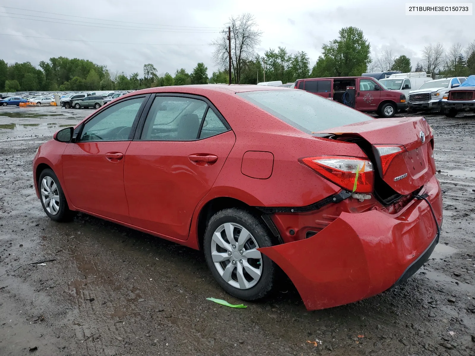 2014 Toyota Corolla L VIN: 2T1BURHE3EC150733 Lot: 51913394