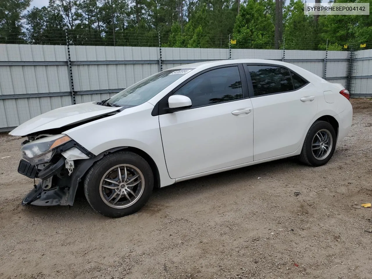 2014 Toyota Corolla Eco VIN: 5YFBPRHE8EP004142 Lot: 54368984