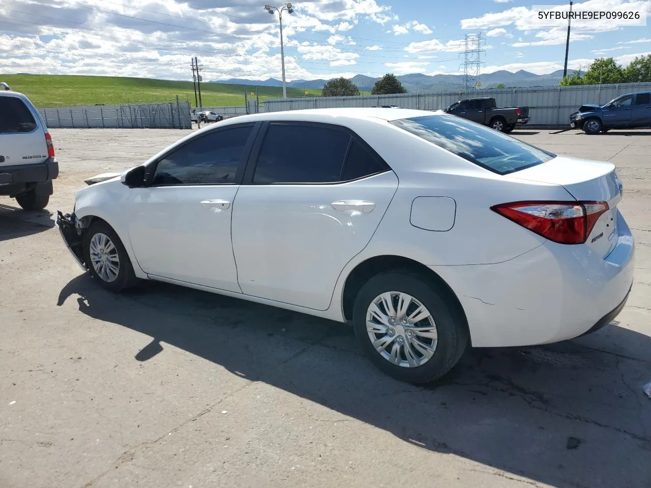 2014 Toyota Corolla L VIN: 5YFBURHE9EP099626 Lot: 55153554