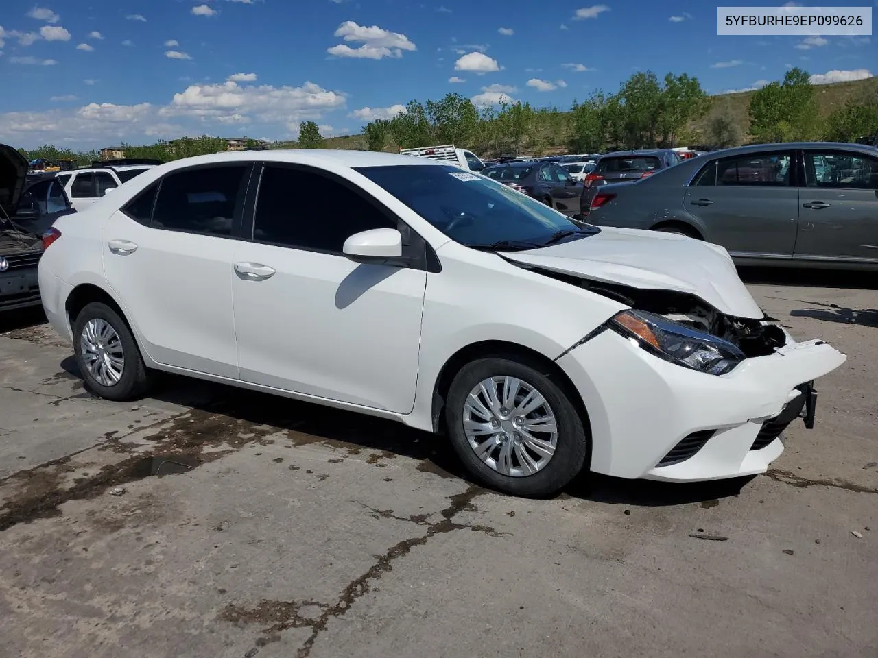 2014 Toyota Corolla L VIN: 5YFBURHE9EP099626 Lot: 55153554