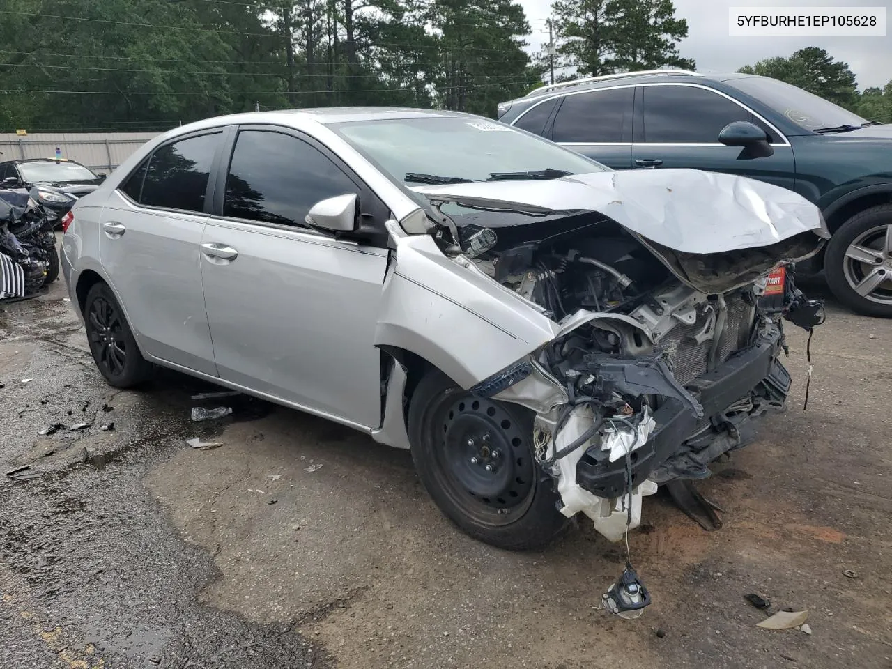 2014 Toyota Corolla L VIN: 5YFBURHE1EP105628 Lot: 57261004