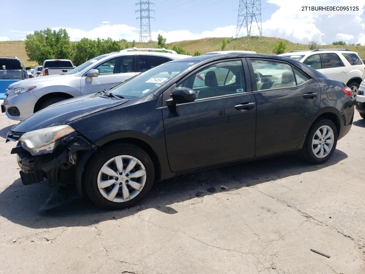 2014 Toyota Corolla L VIN: 2T1BURHE0EC095125 Lot: 57294504