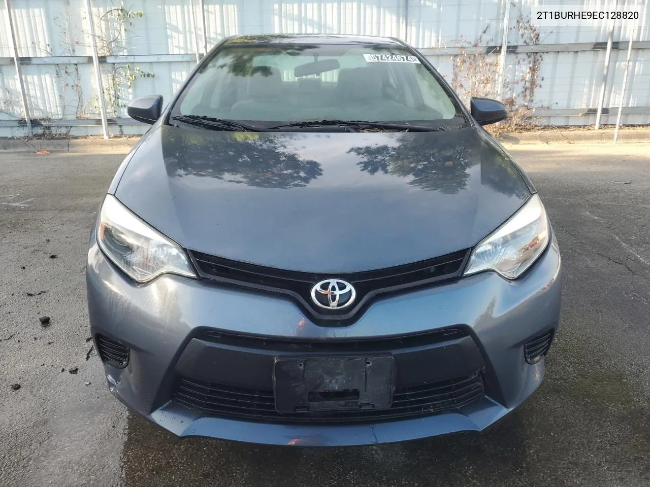 2014 Toyota Corolla L VIN: 2T1BURHE9EC128820 Lot: 57424674