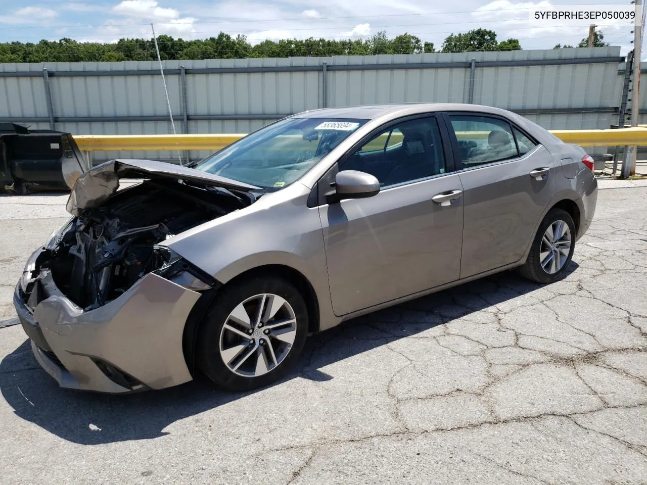 2014 Toyota Corolla Eco VIN: 5YFBPRHE3EP050039 Lot: 58365694