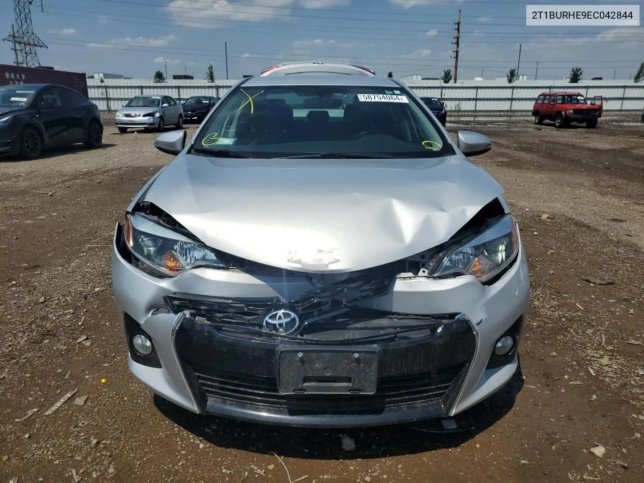 2014 Toyota Corolla L VIN: 2T1BURHE9EC042844 Lot: 58754064