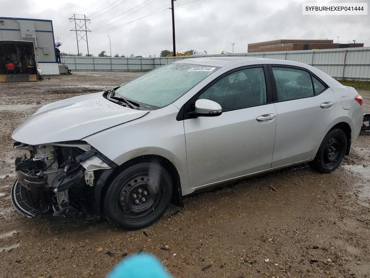 2014 Toyota Corolla L VIN: 5YFBURHEXEP041444 Lot: 59849744