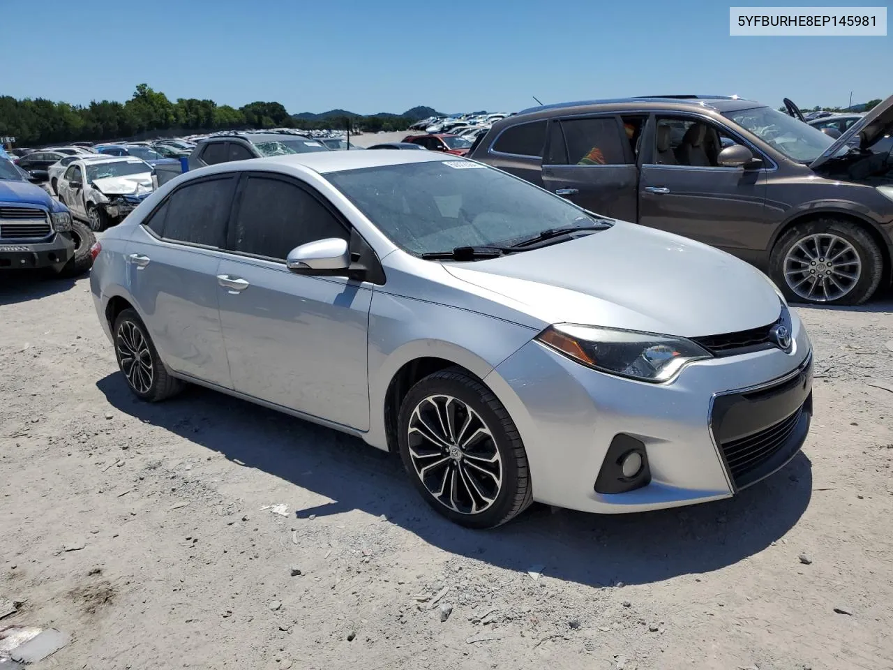 2014 Toyota Corolla L VIN: 5YFBURHE8EP145981 Lot: 60572564