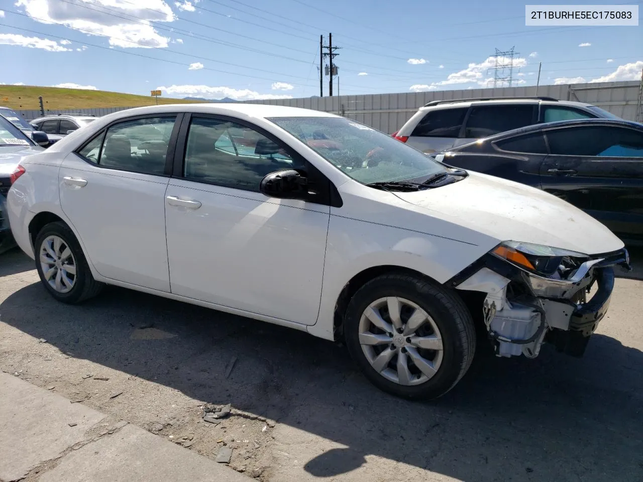 2014 Toyota Corolla L VIN: 2T1BURHE5EC175083 Lot: 61814494