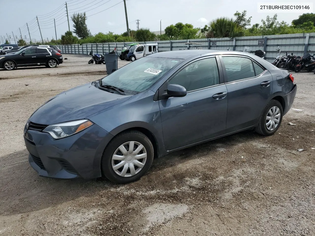 2014 Toyota Corolla L VIN: 2T1BURHE3EC109146 Lot: 62405554