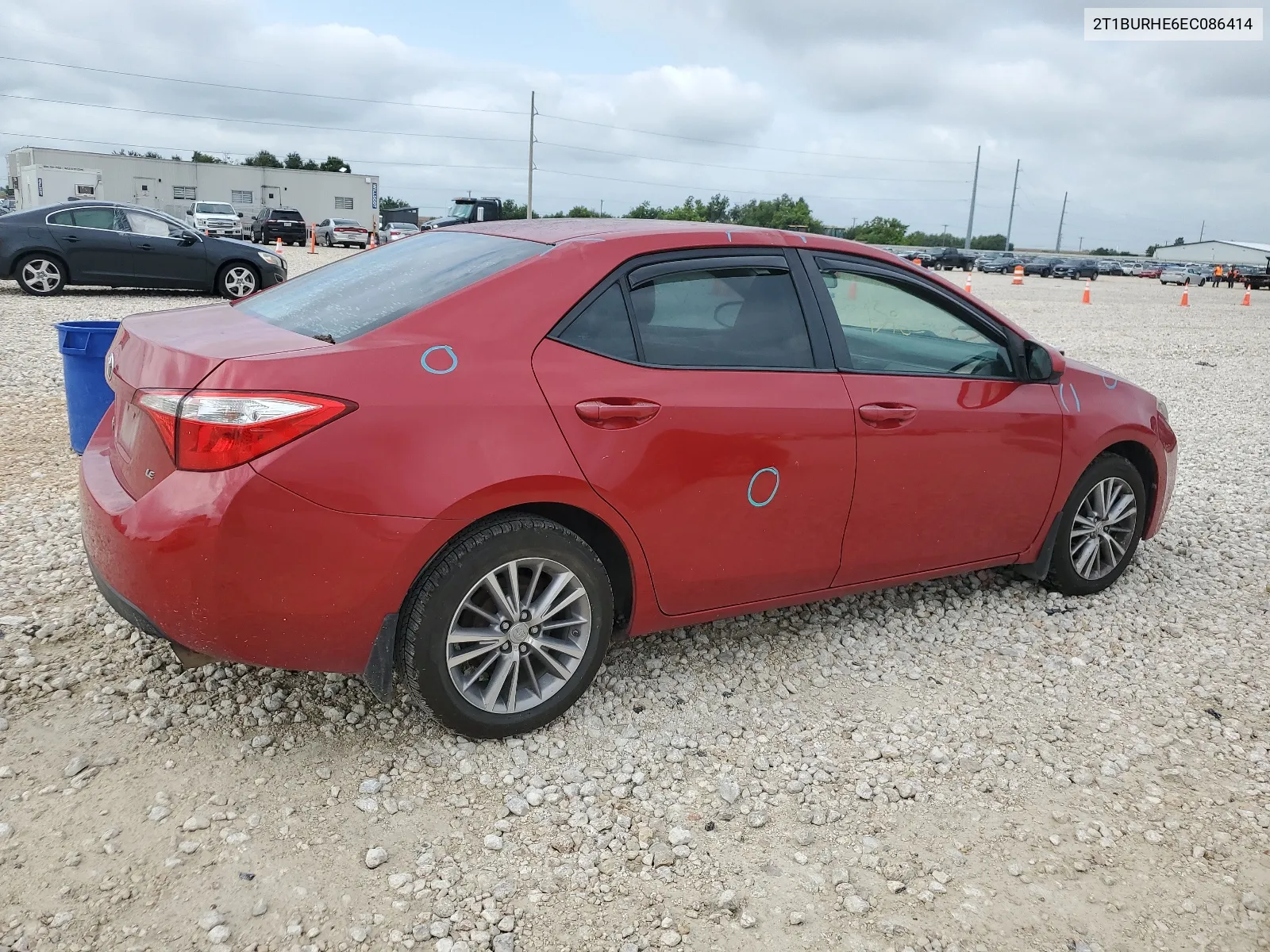 2014 Toyota Corolla L VIN: 2T1BURHE6EC086414 Lot: 63131224