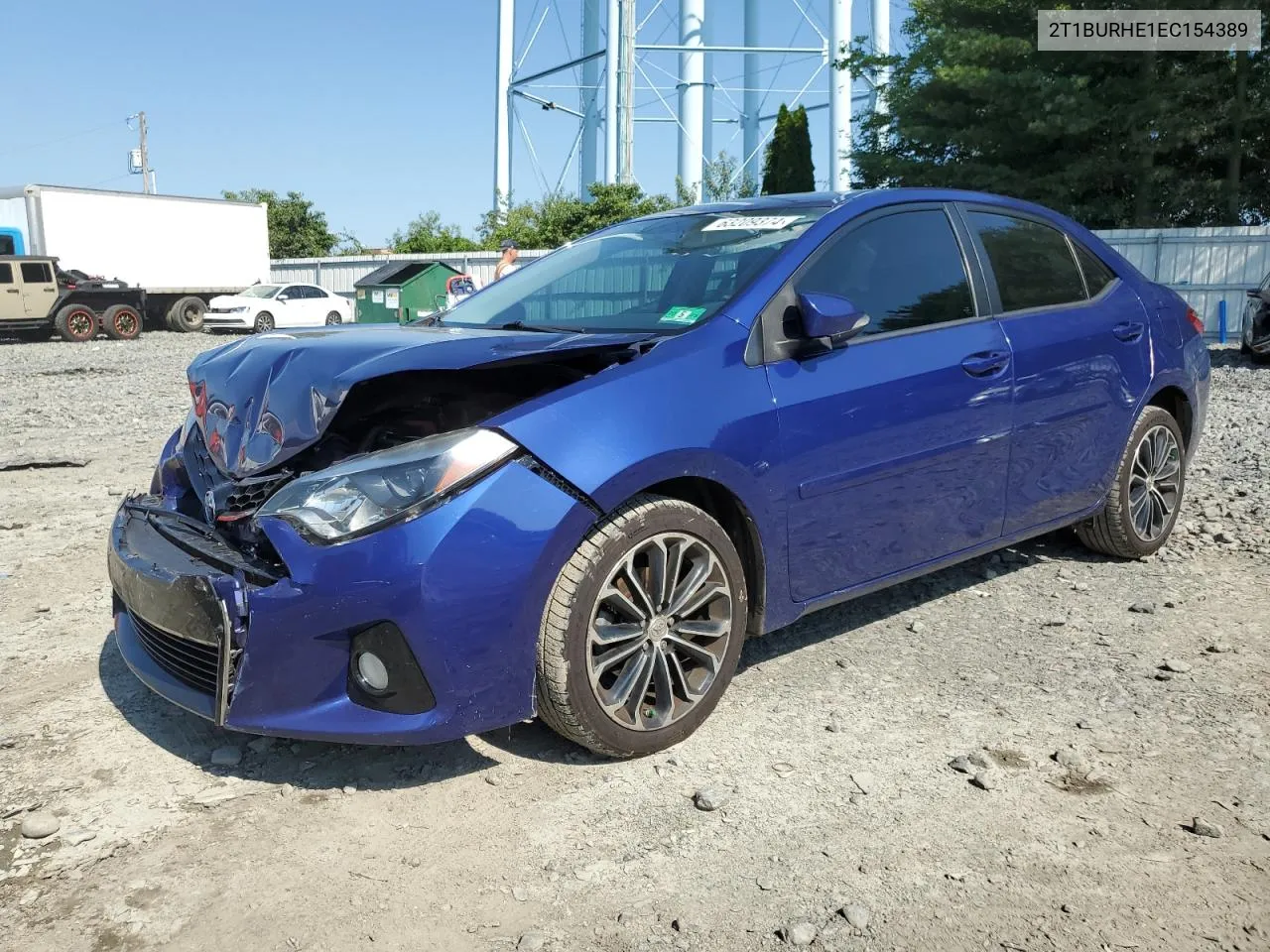 2014 Toyota Corolla L VIN: 2T1BURHE1EC154389 Lot: 63209374