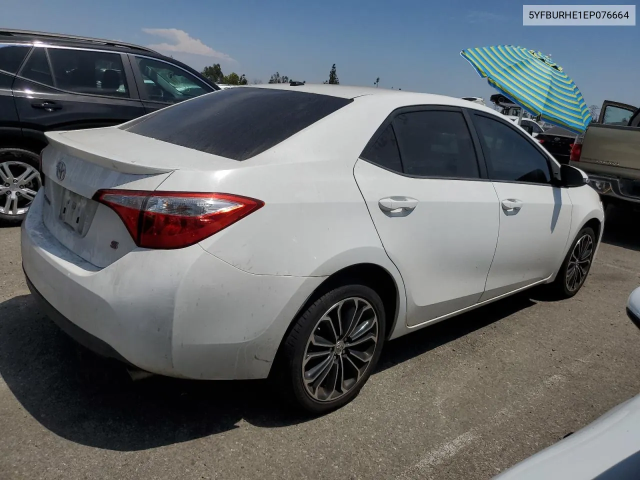 2014 Toyota Corolla L VIN: 5YFBURHE1EP076664 Lot: 63515304