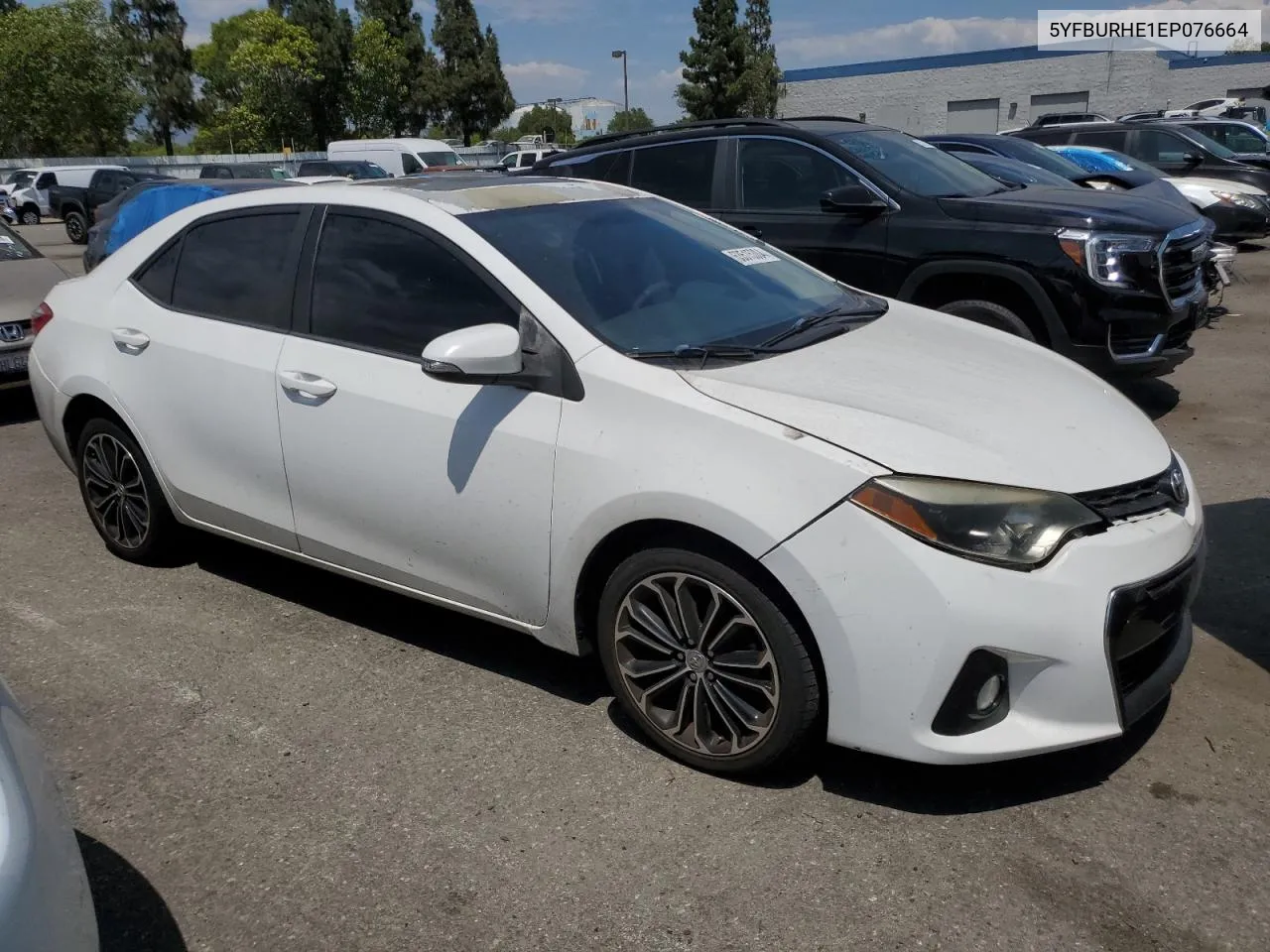 2014 Toyota Corolla L VIN: 5YFBURHE1EP076664 Lot: 63515304