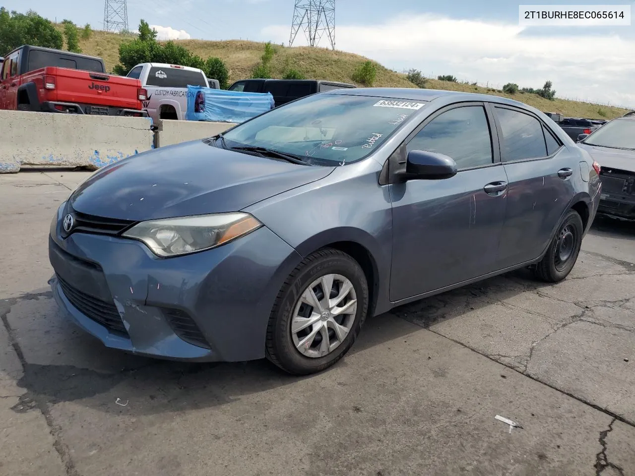 2014 Toyota Corolla L VIN: 2T1BURHE8EC065614 Lot: 63932124