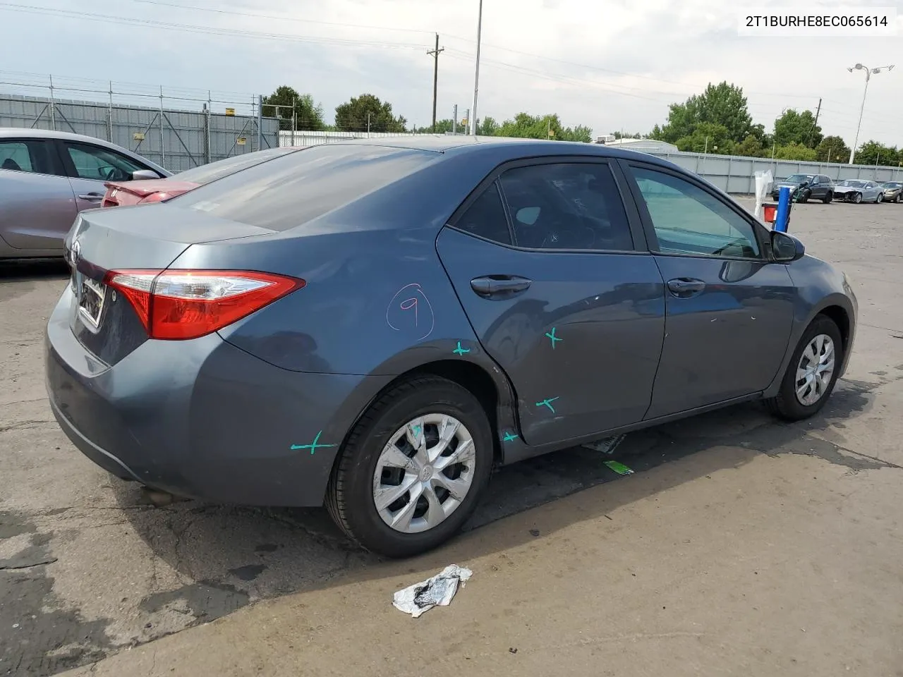 2014 Toyota Corolla L VIN: 2T1BURHE8EC065614 Lot: 63932124