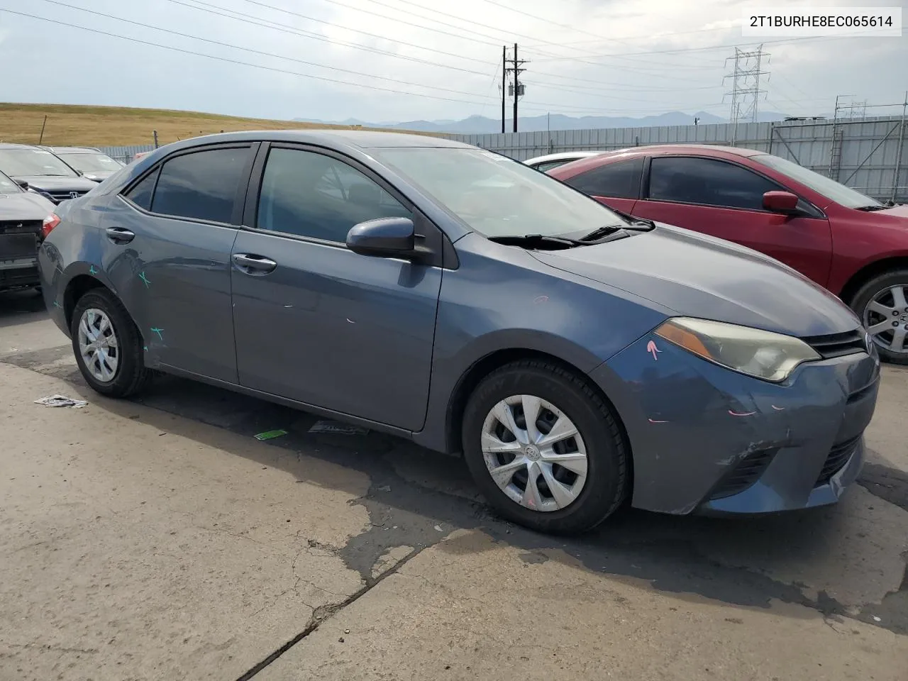 2014 Toyota Corolla L VIN: 2T1BURHE8EC065614 Lot: 63932124