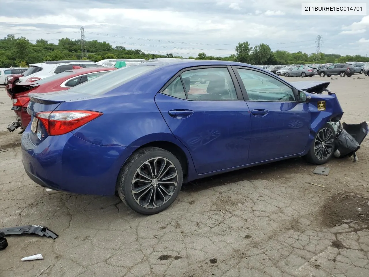 2014 Toyota Corolla L VIN: 2T1BURHE1EC014701 Lot: 65447574