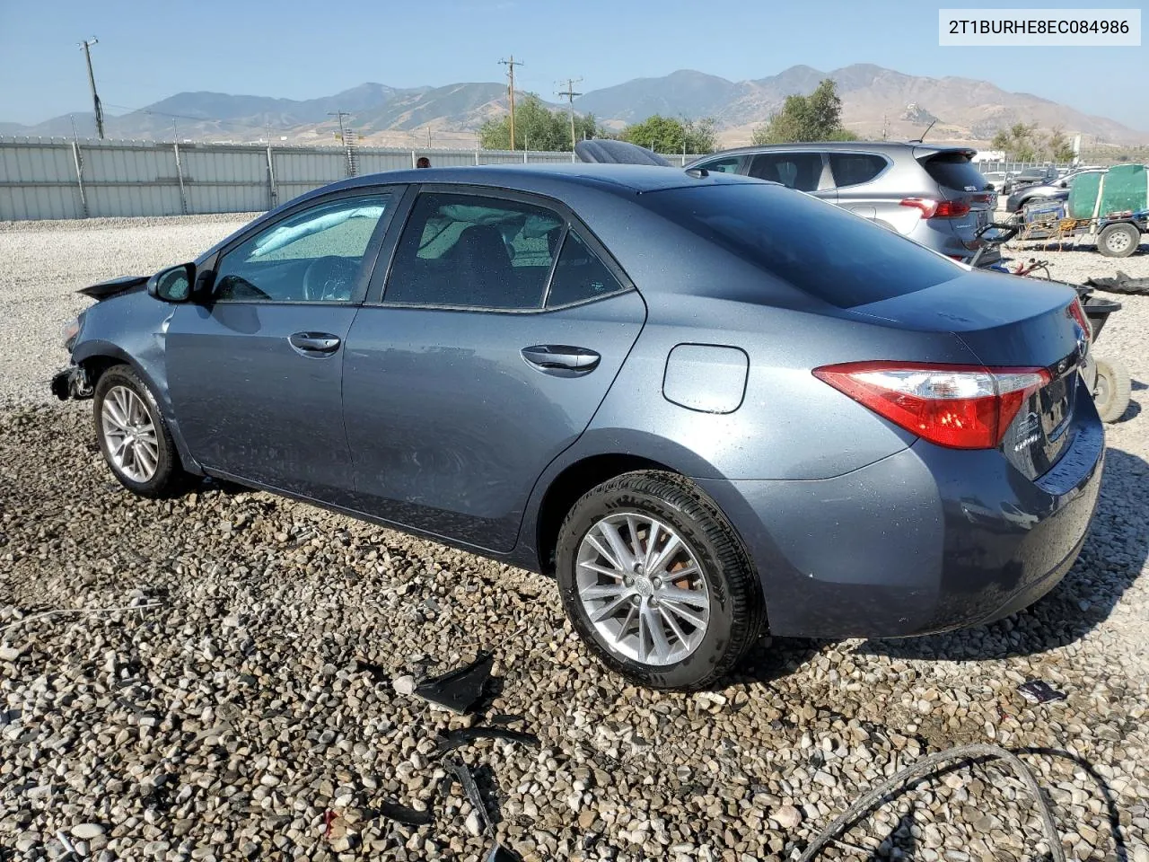 2014 Toyota Corolla L VIN: 2T1BURHE8EC084986 Lot: 66086874