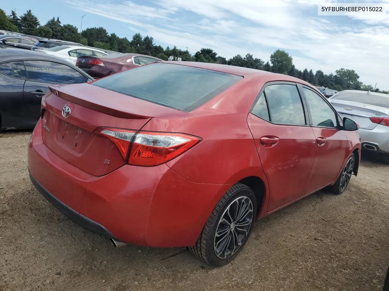 2014 Toyota Corolla L VIN: 5YFBURHE8EP015022 Lot: 66311544