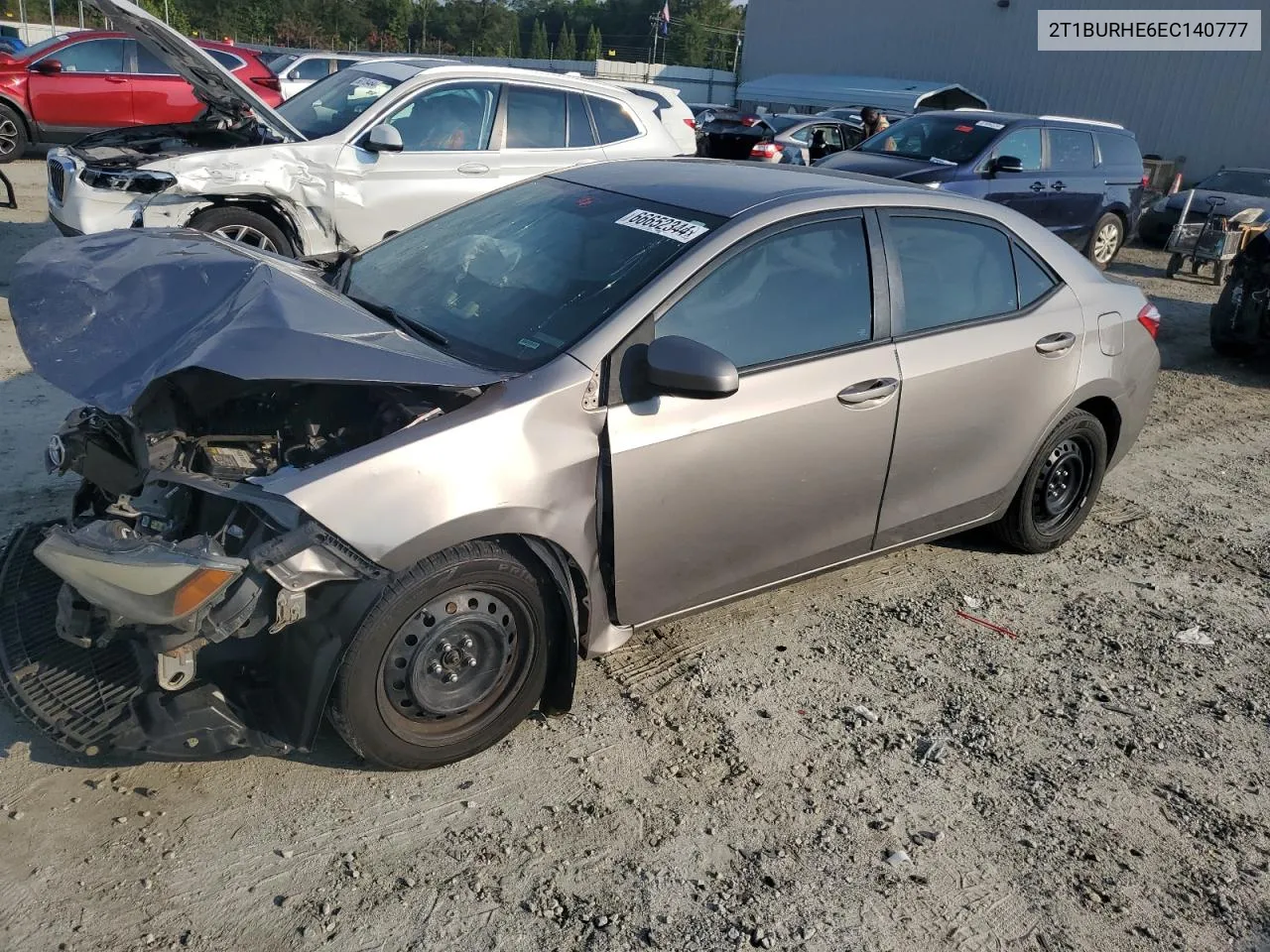 2014 Toyota Corolla L VIN: 2T1BURHE6EC140777 Lot: 66652344