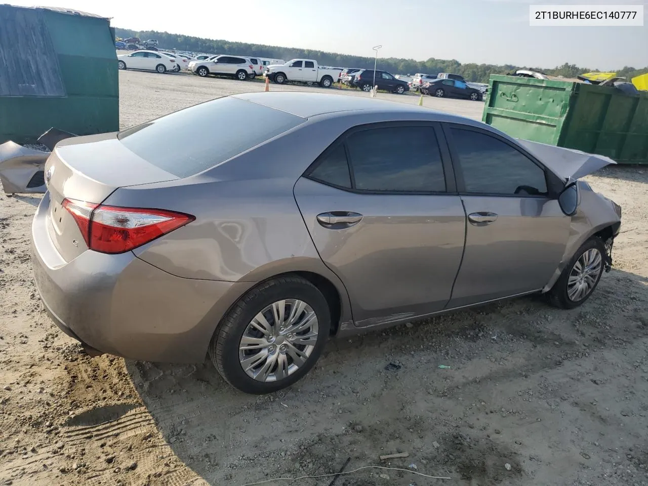 2014 Toyota Corolla L VIN: 2T1BURHE6EC140777 Lot: 66652344