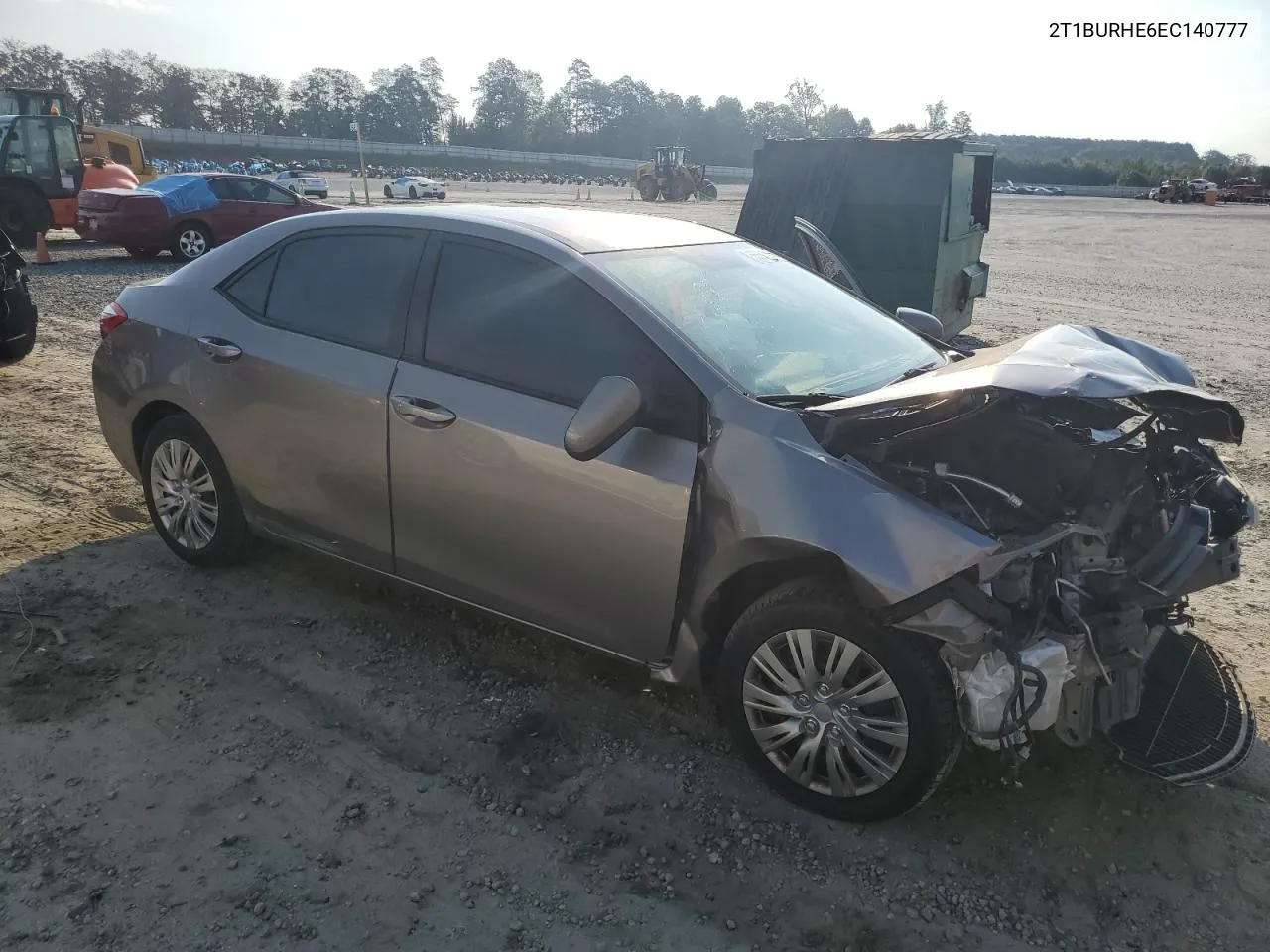 2014 Toyota Corolla L VIN: 2T1BURHE6EC140777 Lot: 66652344