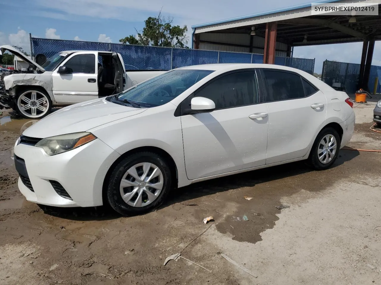 2014 Toyota Corolla Eco VIN: 5YFBPRHEXEP012419 Lot: 66701104