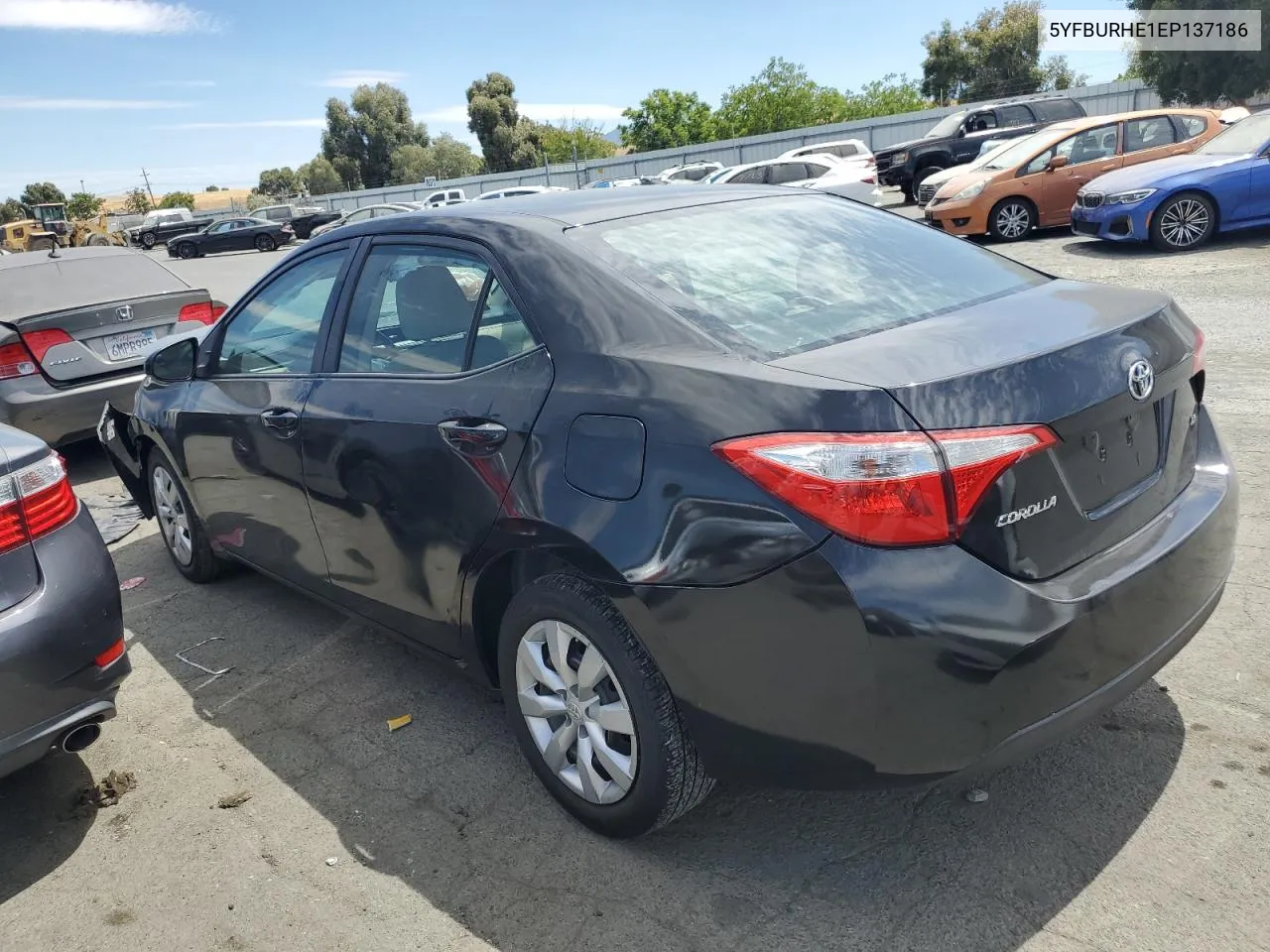 2014 Toyota Corolla L VIN: 5YFBURHE1EP137186 Lot: 66932174