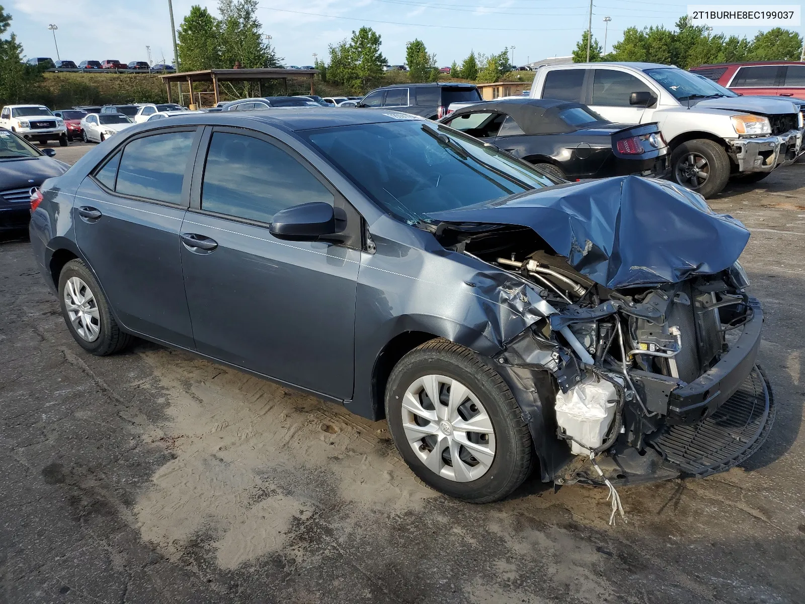 2014 Toyota Corolla L VIN: 2T1BURHE8EC199037 Lot: 68091794