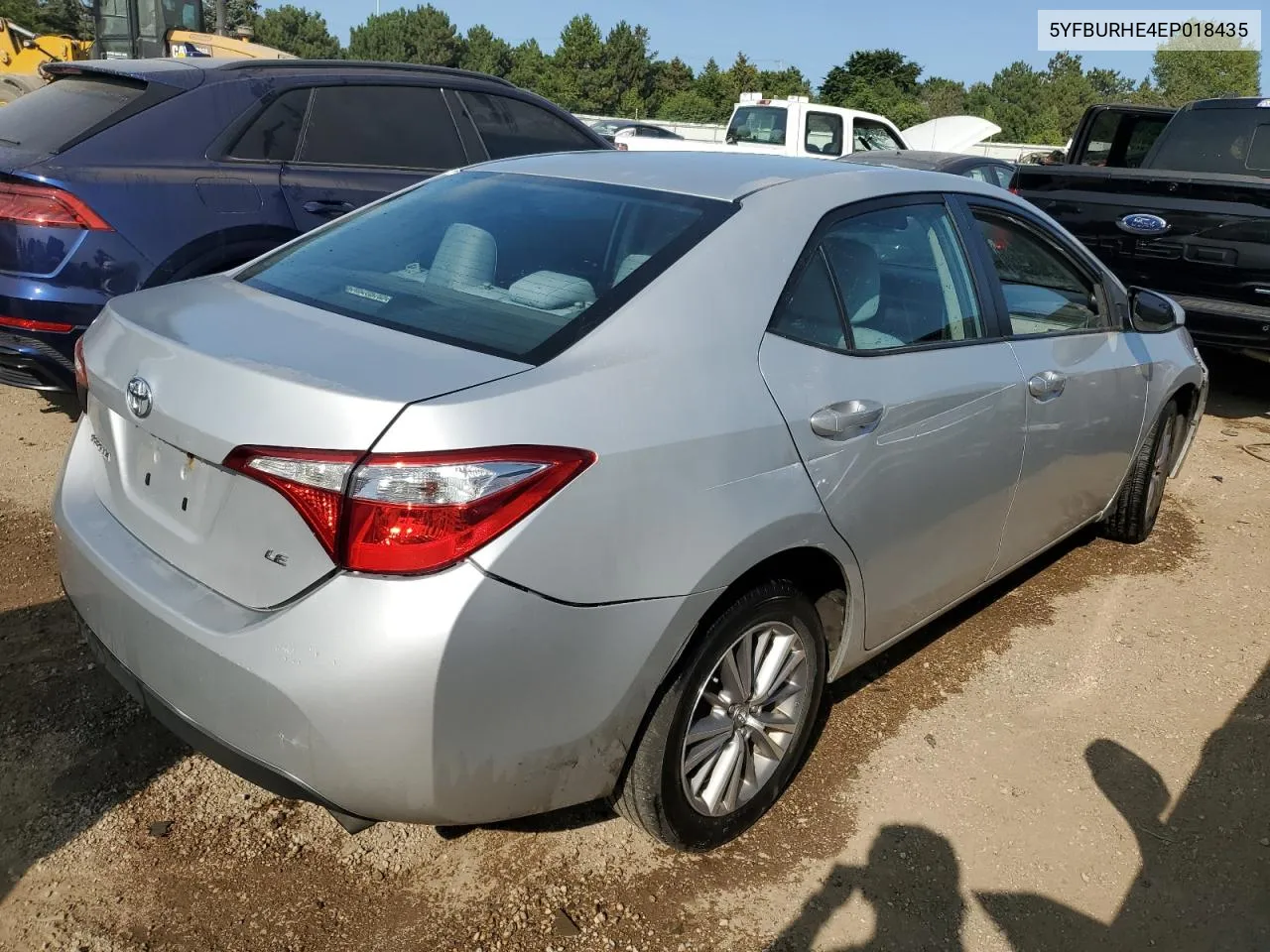 2014 Toyota Corolla L VIN: 5YFBURHE4EP018435 Lot: 68240784