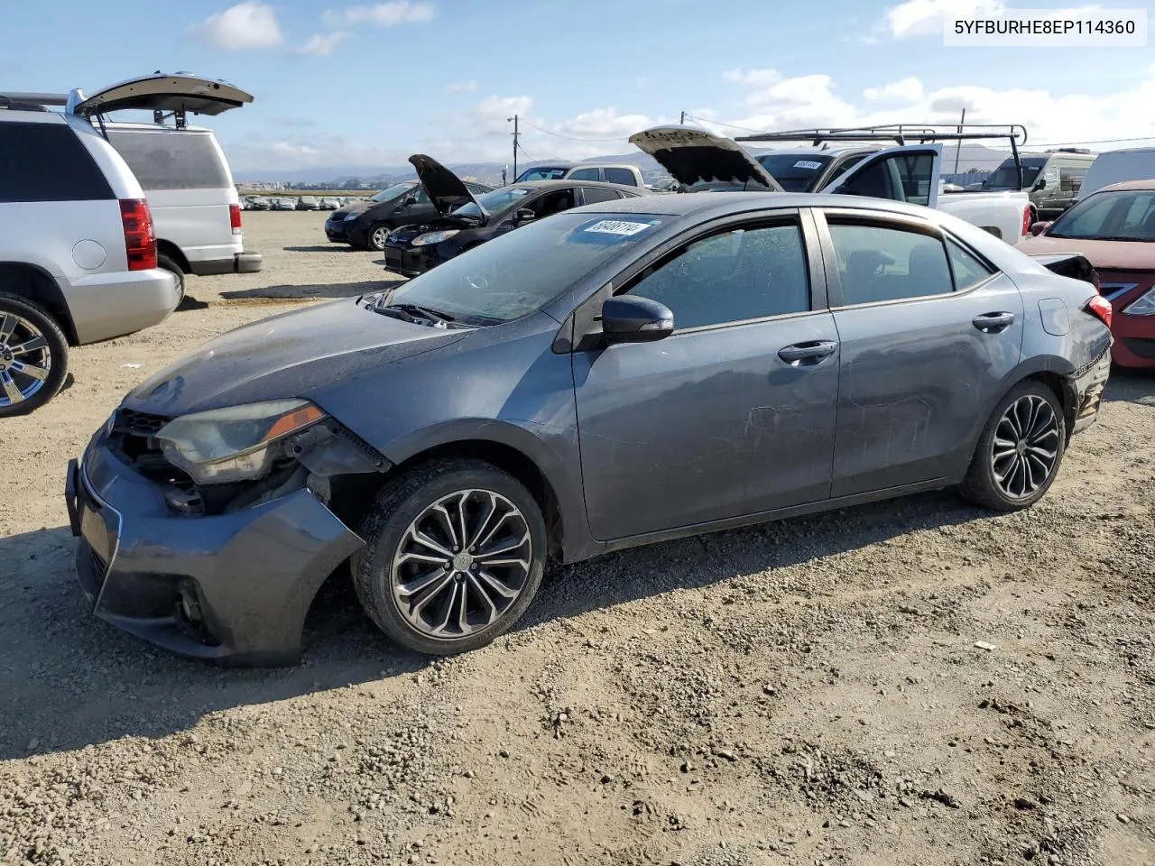 2014 Toyota Corolla L VIN: 5YFBURHE8EP114360 Lot: 68486114