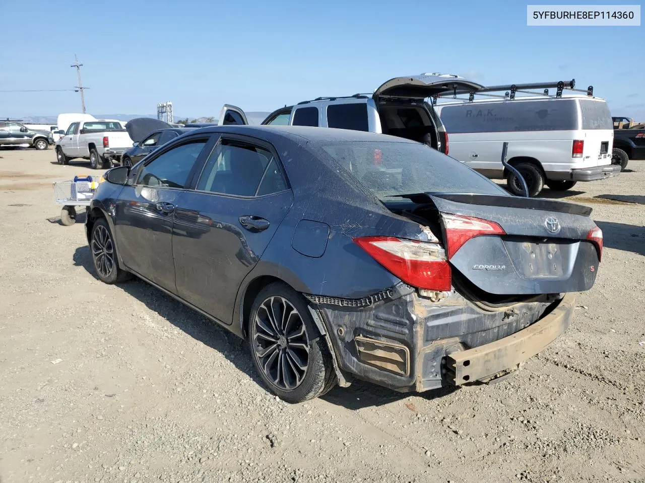 2014 Toyota Corolla L VIN: 5YFBURHE8EP114360 Lot: 68486114