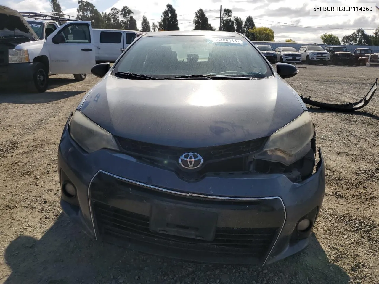 2014 Toyota Corolla L VIN: 5YFBURHE8EP114360 Lot: 68486114