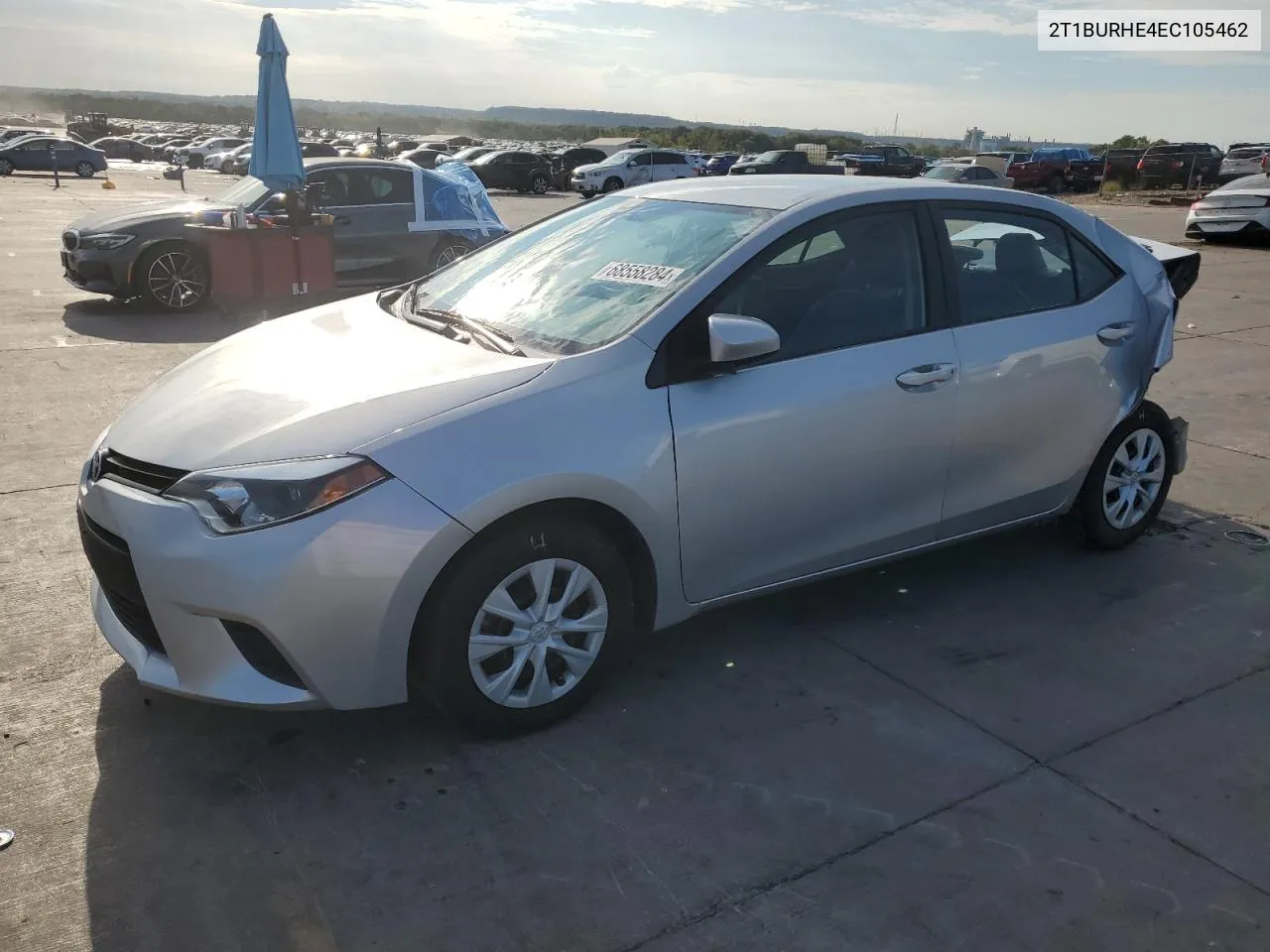 2014 Toyota Corolla L VIN: 2T1BURHE4EC105462 Lot: 68558284