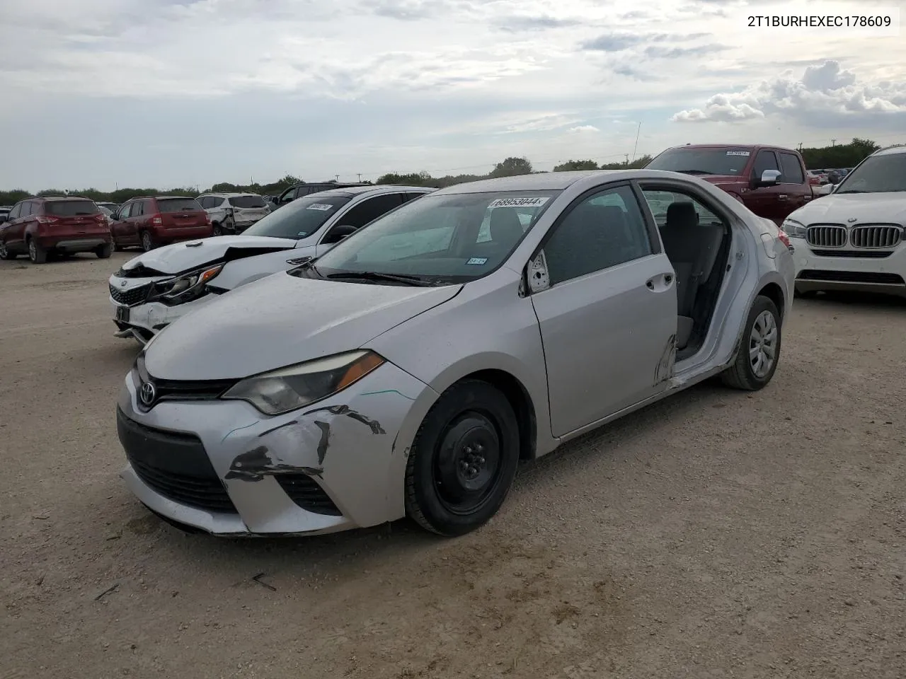 2014 Toyota Corolla L VIN: 2T1BURHEXEC178609 Lot: 68953044