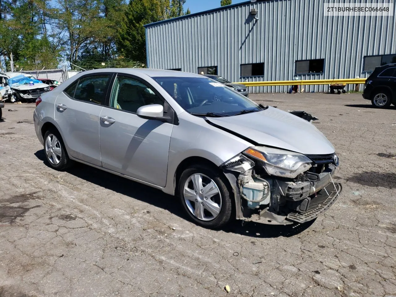 2014 Toyota Corolla L VIN: 2T1BURHE8EC066648 Lot: 69136304